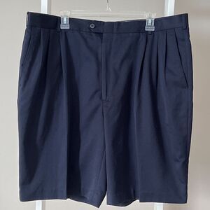Como Sport Shorts Mens 42 Blue Golf Pleated Front 10 in Inseam Cobra Golf